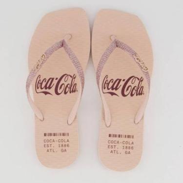 Imagem de Chinelo Coca Cola Alma Square Feminino Rosa-Feminino