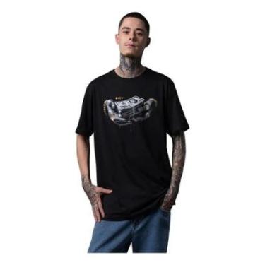 Imagem de Camiseta Regular Mcd Money Preto M-Masculino