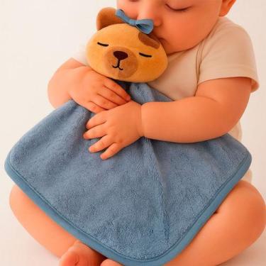 Imagem de Naninha pano paninho infantil para bebes crianças pets fofinho tecido 