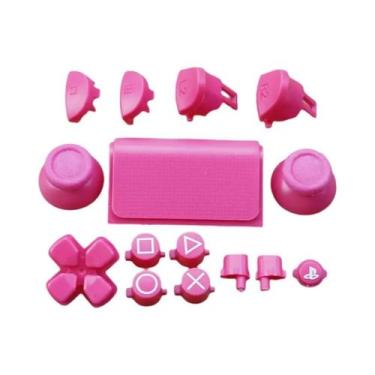 Imagem de Controle PS4 pro Slim Conjunto Completo Botões Joysticks Cap Touch D-p