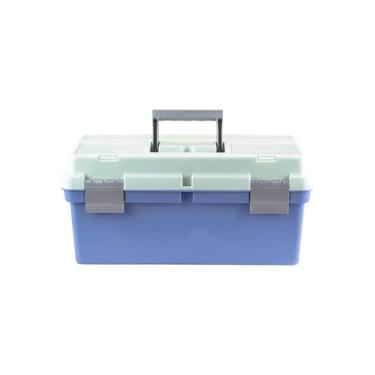 Imagem de Caixa de ferramentas de armazenamento de peças de caixa de ferramentas de armazenamento multifuncional caixa de ferramentas de arte de desenho caixa de classificação de plástico portátil organização