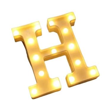 Imagem de Luz Noturna LED Luminosa Em Forma De Letra 16/22CM DIY Alfabeto Número
