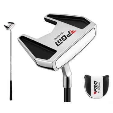 Imagem de Tacos de golfe para taco de golfe, canhoto/direito, centro de gravidade, baixo centro de gravidade, haste de golfe com capa de cabeça de golfe (direita)