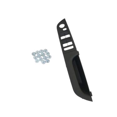 Imagem de Compatível com BMW Série 3 E90 E91 316 318 320 325 328i RHD Motorista da mão direita Porta interna do carro Apoio de braço Interruptor da janela Painel de substituição(Black 35.5 Low-end)