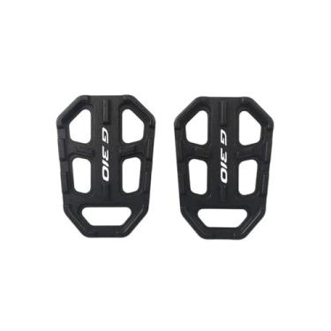 Imagem de Anti-derrapante Para f750gs g310gs g310r r1200gs s1000xr ninet pé peg pedal extensão apoio para os pés ampliador(Black G310)