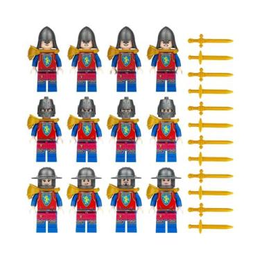 Imagem de Brinquedos De Blocos De Montar Em Forma De Bonecos Humanoides Miniatur