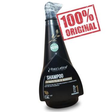 Imagem de Shampoo Extrato Folha Mandioca 1500ml Raiz Latina Original