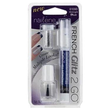 Imagem de Caneta Francesinha Azul, Glitter, Top Coat Brilho Selante - Pacific Wo