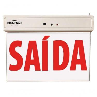 Imagem de Placa De Saída Led 1 Face 1W - Vermelha - Blumenau Iluminação