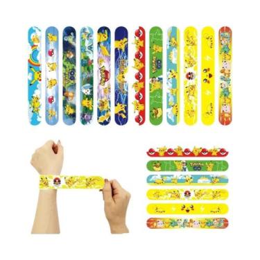 Imagem de Pulseiras De Pressão Pokemon Pikachu Para Meninos E Meninas, Lembranci