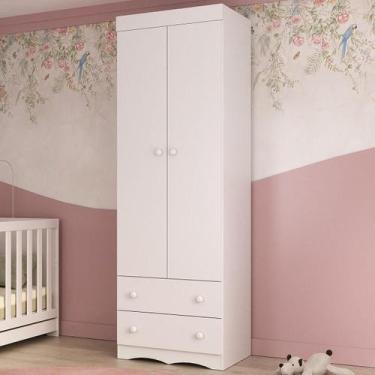 Imagem de Guarda-roupa Infantil 62cm 2 Portas e 2 Gavetas Realeza Multimóveis MP