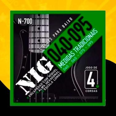 Imagem de Cordas Contra Baixo Nig N700 4 Cordas 040-095 Níquel Original - SEM MA