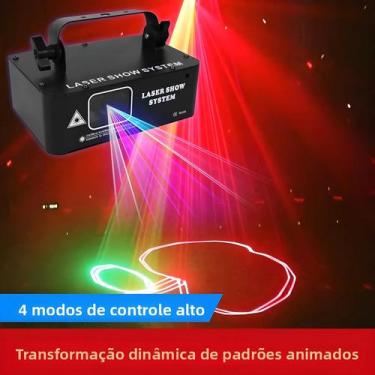 Imagem de Projetor Scanner Laser RGB Beamline Para Efeitos De Iluminação De Palc