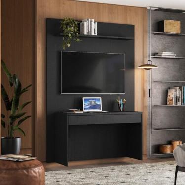 Imagem de Escrivaninha Suspensa com Painel Para TV de 55" NT 2100 1 Gaveta 129,6