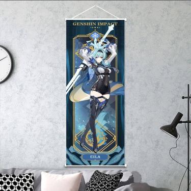 Imagem de Pôster de arte de parede Decorative Scroll Genshin Impact Eula