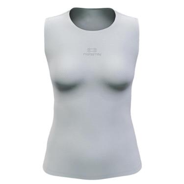 Imagem de Camisa Regata Feminina Marcio May Sports Segunda Pele Air Branca-Feminino