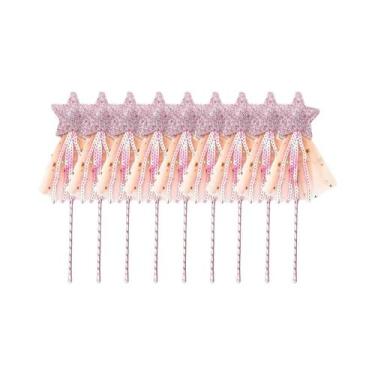 Imagem de Conjunto De Varinhas De Princesa Para Halloween Infantil Com Estrelas 