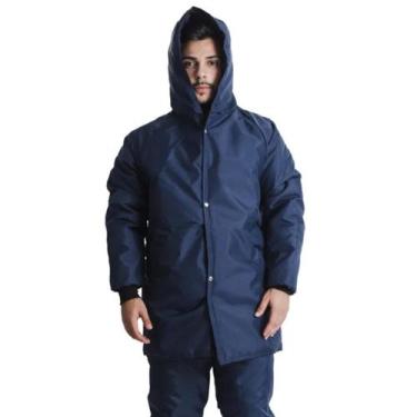 Imagem de Jaqueta Térmica Frio Intenso Câmara Fria Impermeável EPI Maicol, Azul 