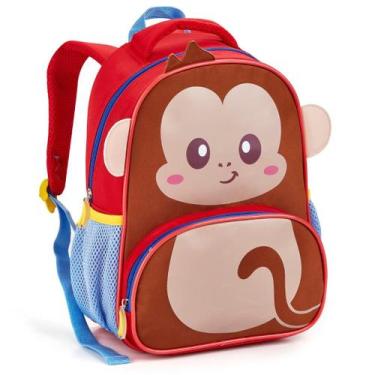 Imagem de Mochila Infantil Com Alças Zoop Animais 3D Para Creche e Escola Tamanh