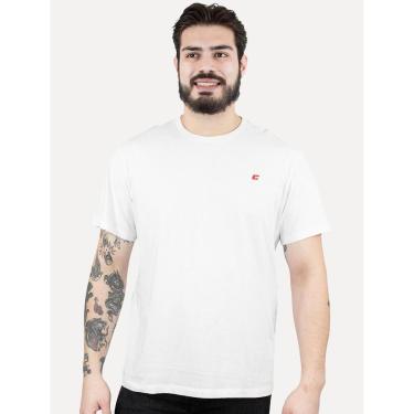 Imagem de Camiseta Colcci Masculina Basica Logo Minimalista Branca-Masculino