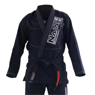 Imagem de Kimono Brave Jiu Jitsu Bjj - Naja Cor Preto-Masculino