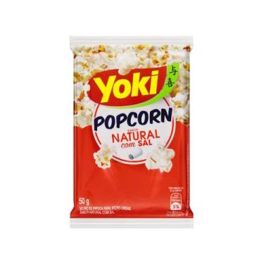 Imagem de Pipoca Natural Com Sal Micro-ondas YOKI 50g 