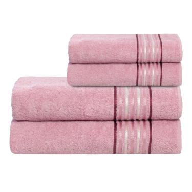 Imagem de Jogo De Toalhas Camesa Vitta Banhão 4 Peças Algodão 400g/m²