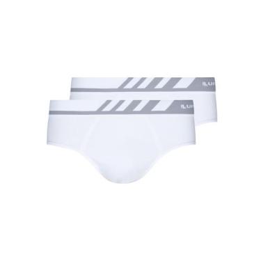 Imagem de Kit com 2 Cuecas Slip Lupo 691002, Branco, P