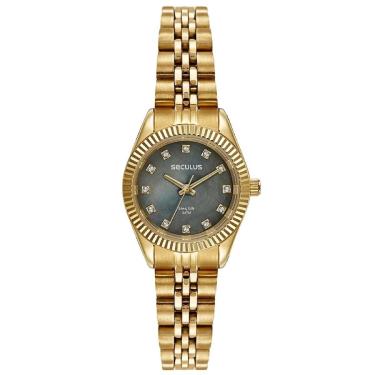 Imagem de Relógio Seculus 77257LPSVDA1 Feminino 24mm Aço Inox-Feminino