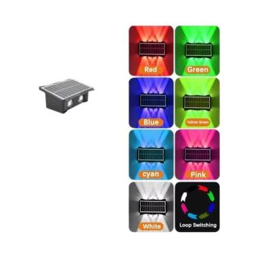 Imagem de Lâmpada De Parede LED Solar À Prova d'Água Para Iluminação Externa Par