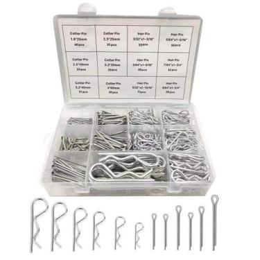 Imagem de Kit de sortimento Cotter Pin Boatsea 420 unidades R Clips Spring