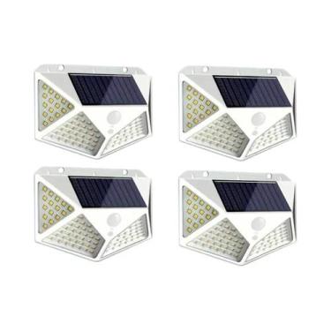 Imagem de Luz Solar LED À Prova d'Água Com 100 LEDs, Lâmpada De Parede Com Senso