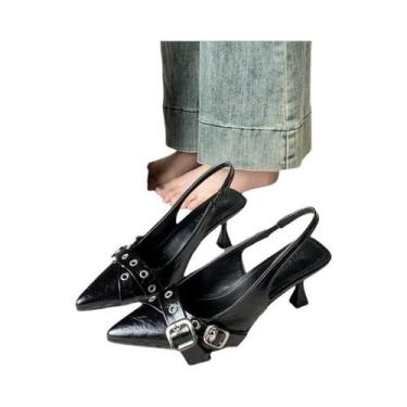 Imagem de Sandálias Femininas De Salto Alto Para O Verão, Sapatos De Festa Com B