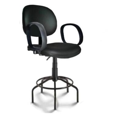 Imagem de Cadeira Caixa EXECUTIVA LISA com Braço Corsa - (Aranha MARTIFLEX) - Co