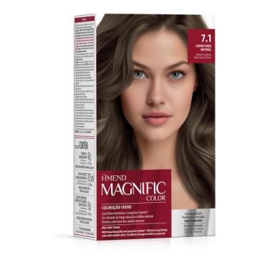 Imagem de Amend - Kit Coloração Amend Magnific Color 7.1 Louro Cinza Natural