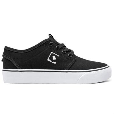 Imagem de Tênis Qix Combat 3 RTS Vulcanizado Unissex  Preto Branco Ekogoma Cor:P