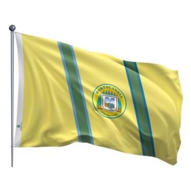 Imagem de Bandeira do Município de Hortolândia Dupla Face Estampada Tamanho 90x1