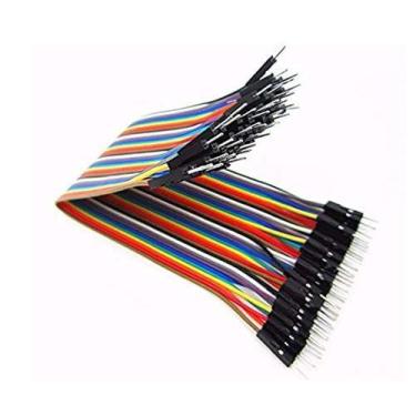 Imagem de Kit de 40 Jumpers Fio Conector Macho Macho para Protoboard - 20 cm - C