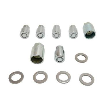 Imagem de Kit Trava Antifurto Rodas e Estepe Pajero Tr4 Pajero Full Tiggo Rav4 M