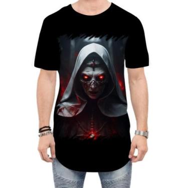 Imagem de Camiseta Longline Freira do Mal Terror Possuída 12 - Kasubeck Store®, 
