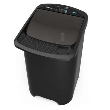 Imagem de Tanquinho de Lavar Roupa Mueller 10kg Preto com superesfregador -127v,