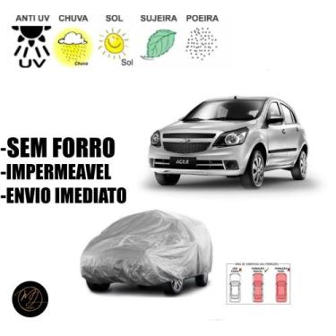 Imagem de Capa de Cobrir Carro AGILE P SEM FORRO- Impermeável e Proteção Complet