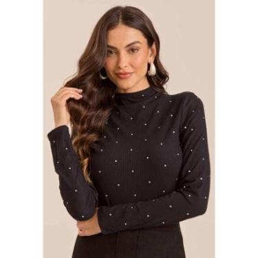 Imagem de BLUSA MANGA LONGA DOCE TRAMA FEMININA REF:106359-Feminino