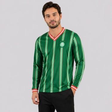 Imagem de Camisa Palmeiras Retrô 2001 Manga Longa Verde - Betel, P