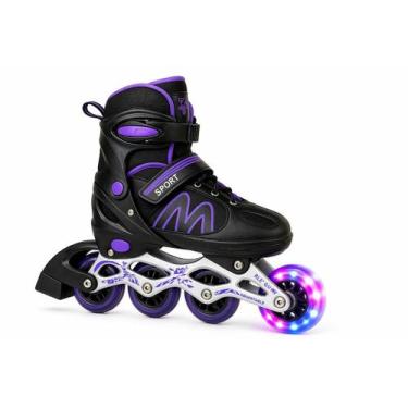 Imagem de Patins Roller inLine Varias Cores Tamanho Ajustável 28 - 32 / 33-36 / 