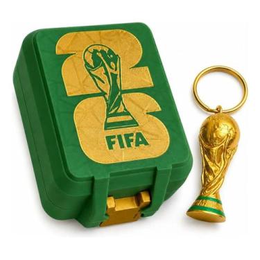 Imagem de Caixa Porta Figurinha Album Copa Do Mundo 2026 Suporta 200 - TOP 3D PR