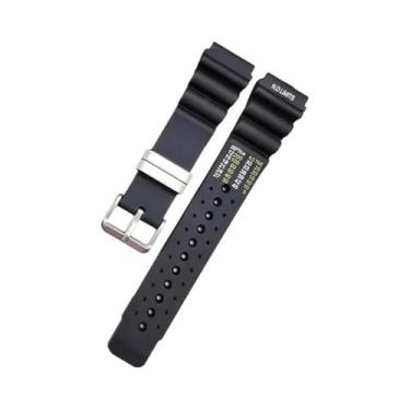 Imagem de Pulseira De Relógio Esportivo Masculino Em Silicone 20mm 22mm 24mm Par