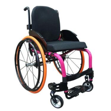 Imagem de Cadeira de Rodas Monobloco M3 Premium Ortobras Roda Sentinell Ultralev