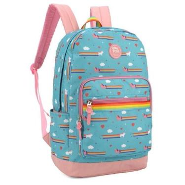 Imagem de Mochila Escolar Luxcel Up4you 46356, Verde