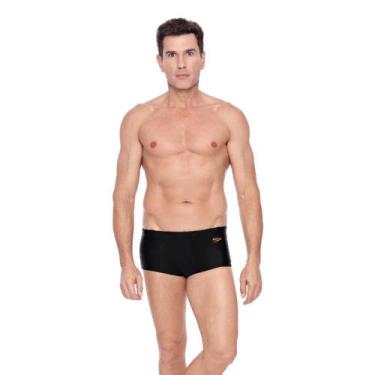 Imagem de Sunga Speedo Solid - Preto/Laranja, Preto, Laranja, G